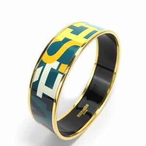 HERMES Green Charm Bracelet